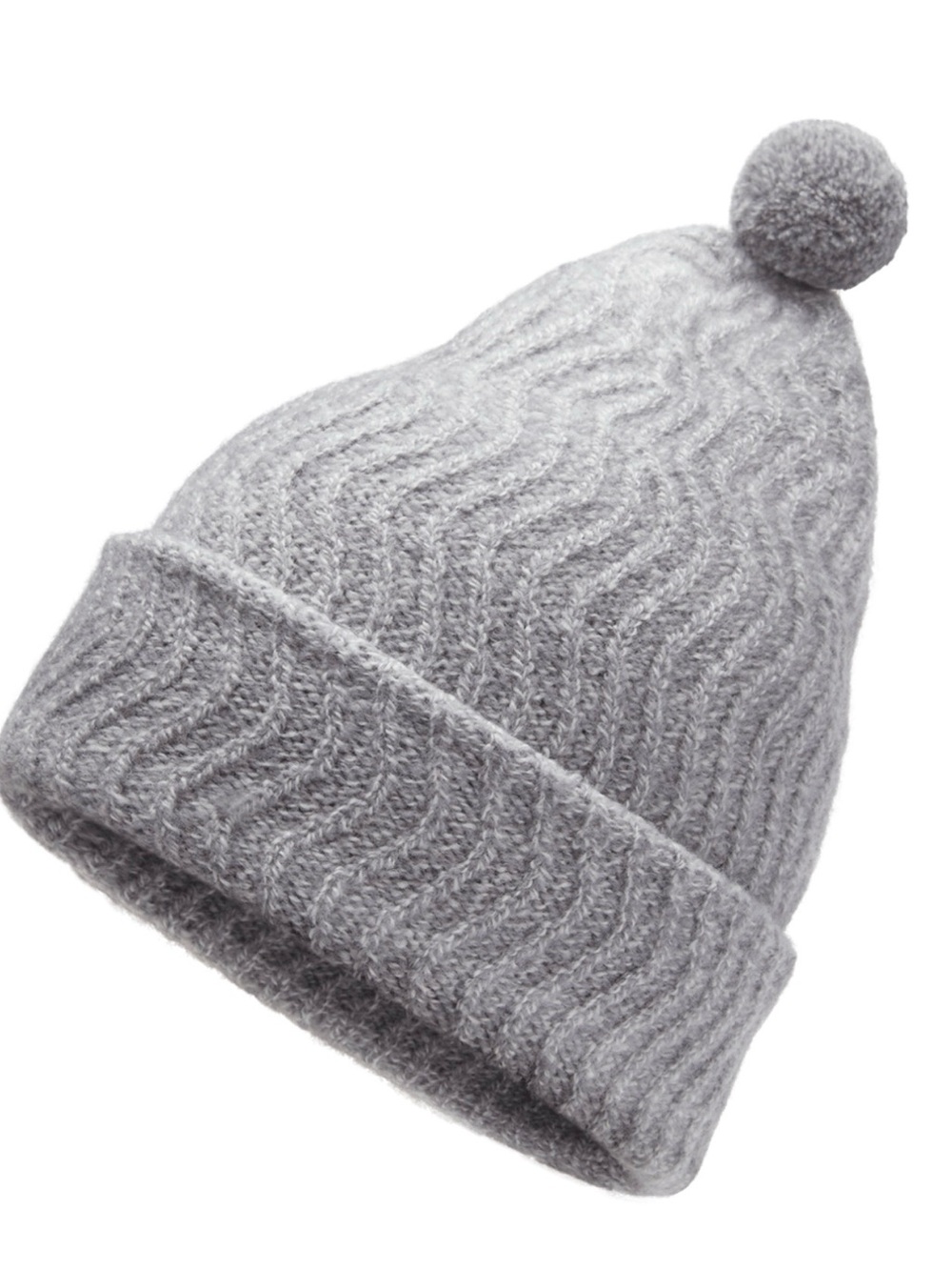 allbirds Kids Light Gray Wool Pom Beanie
